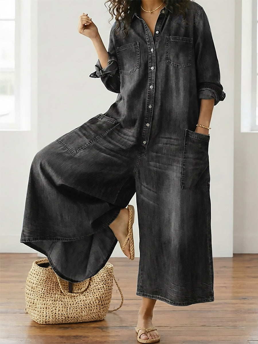 Diana™ | Vintage denim overall
