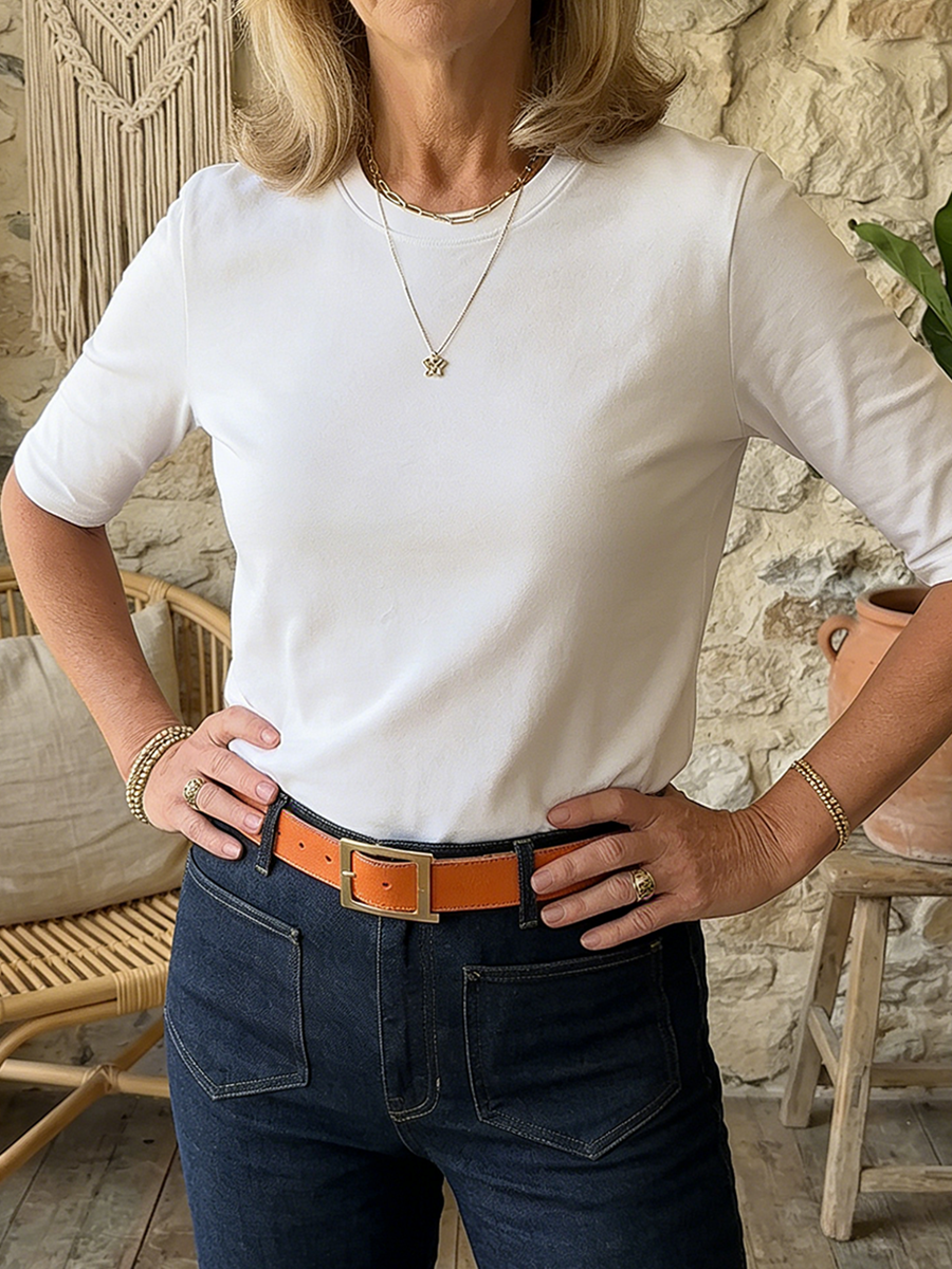 Céline™ | katoenen T-shirt