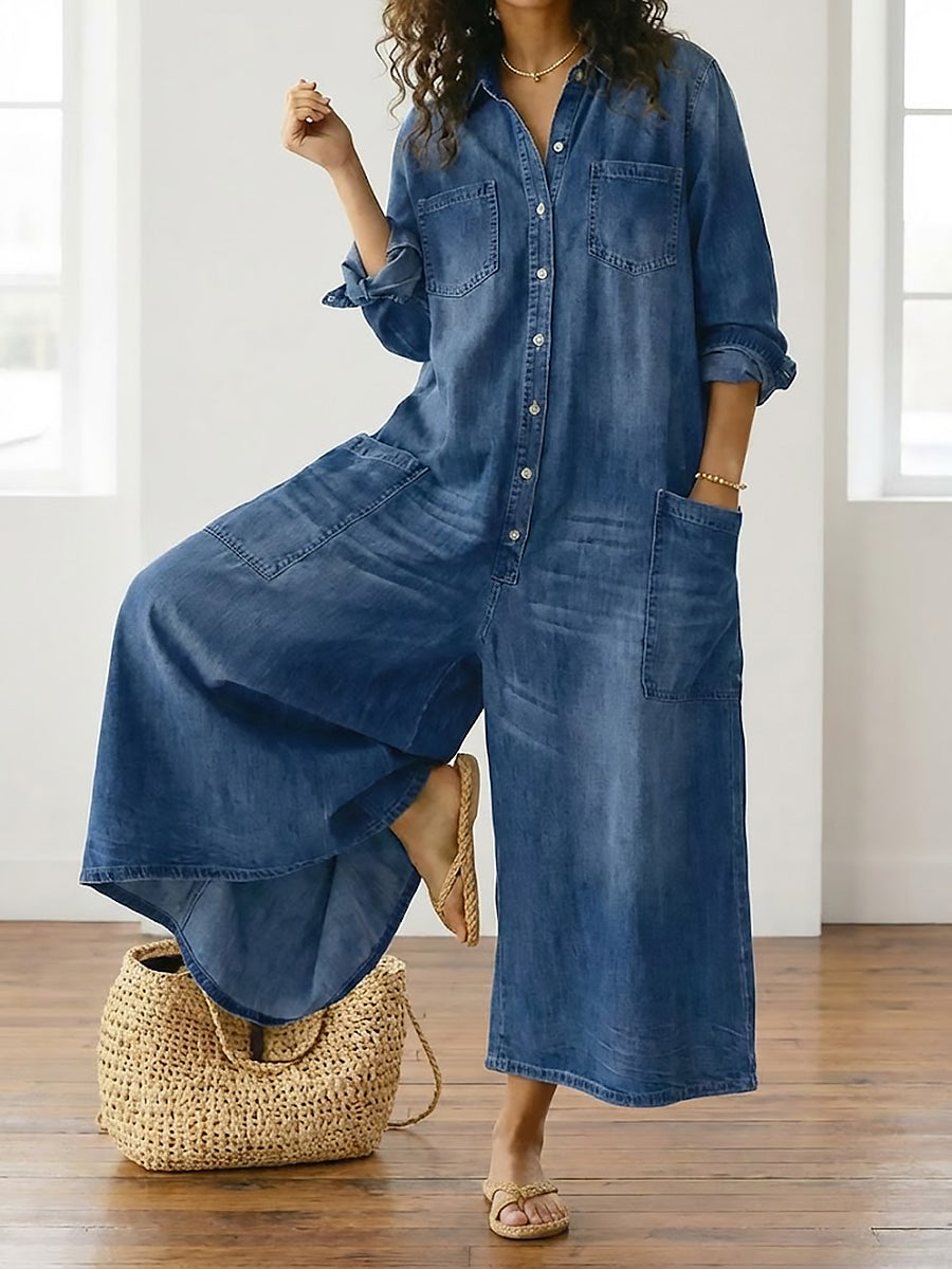 Diana™ | Vintage denim overall