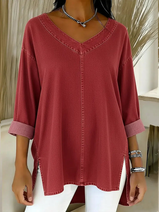 Jessica™ | Top met V-hals