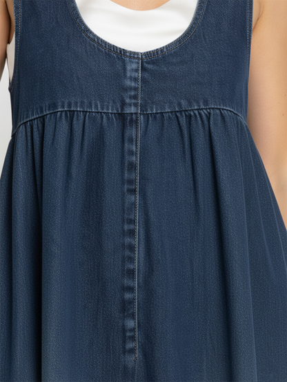 Karen™ | Maxi-jurk van Denim