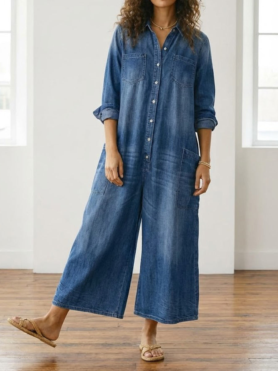 Diana™ | Vintage denim overall