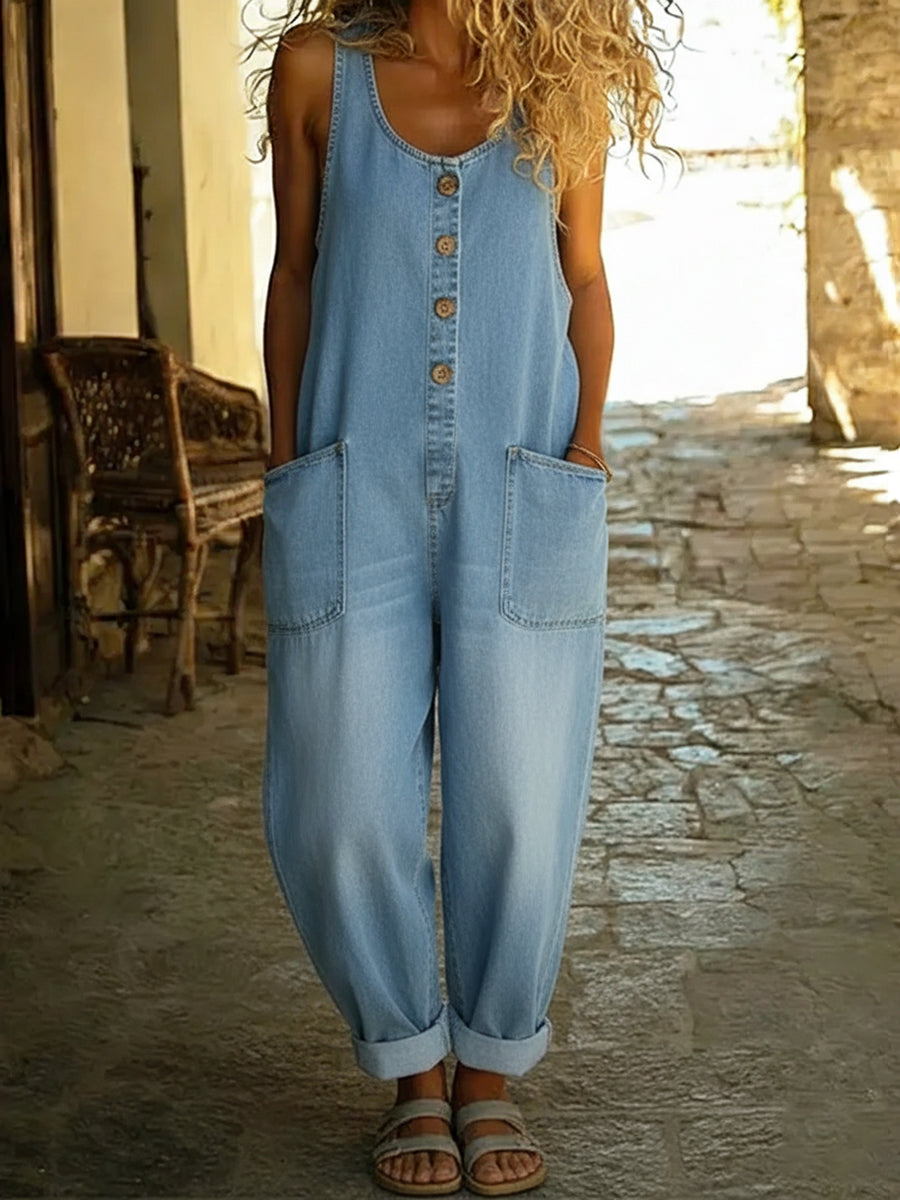 Aurore™ | Denim jumpsuit