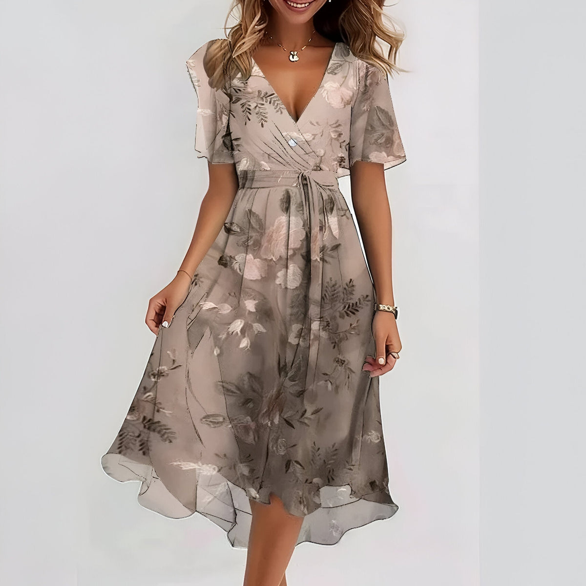 Sandra™ | elegante zomerjurk