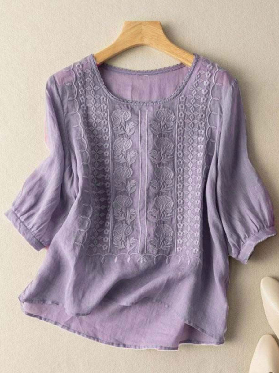 Fleur™ | Blouse van hoogwaardig katoen
