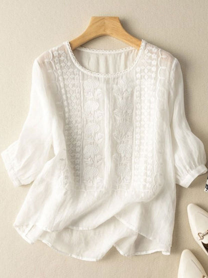Fleur™ | Blouse van hoogwaardig katoen