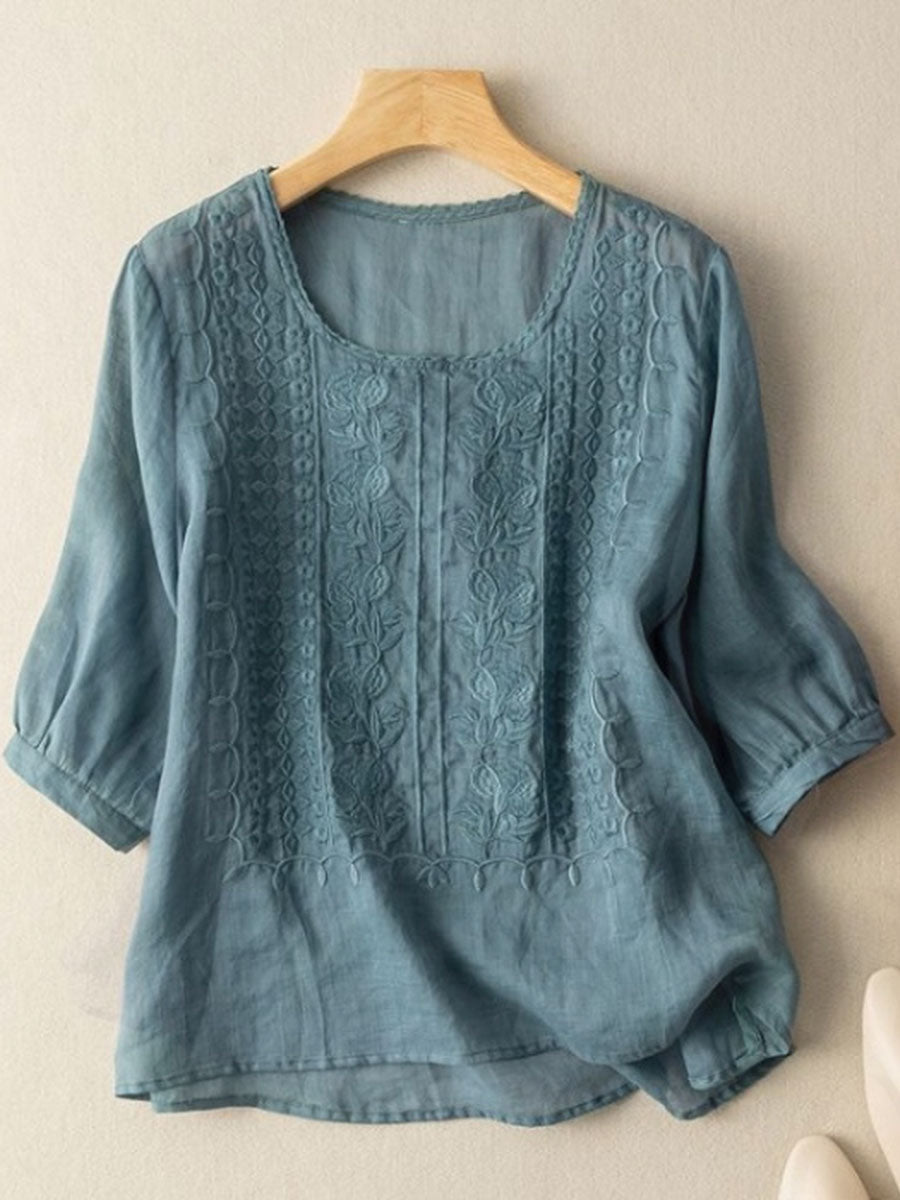 Fleur™ | Blouse van hoogwaardig katoen
