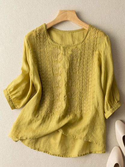 Fleur™ | Blouse van hoogwaardig katoen