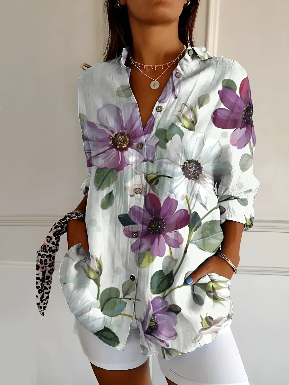 Kaitlyn™ | Blouse met bloemenprint